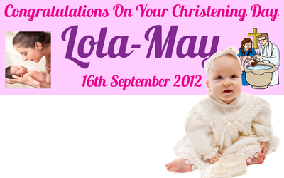 Christening Banners