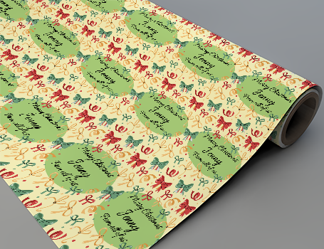 Custom Printed Xmas Paper
